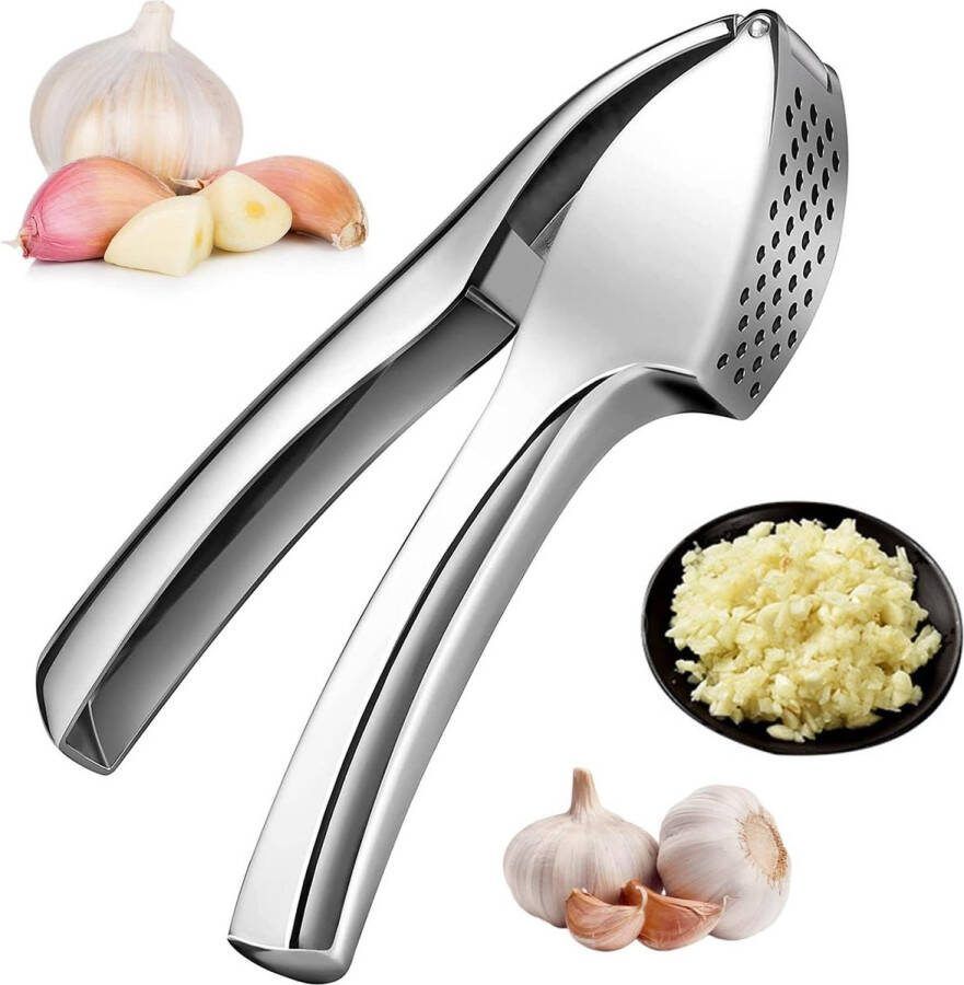 Knoflookpers dik en duurzaam zinklegering robuust gemakkelijk te knijpen handgrepen keuken thuis