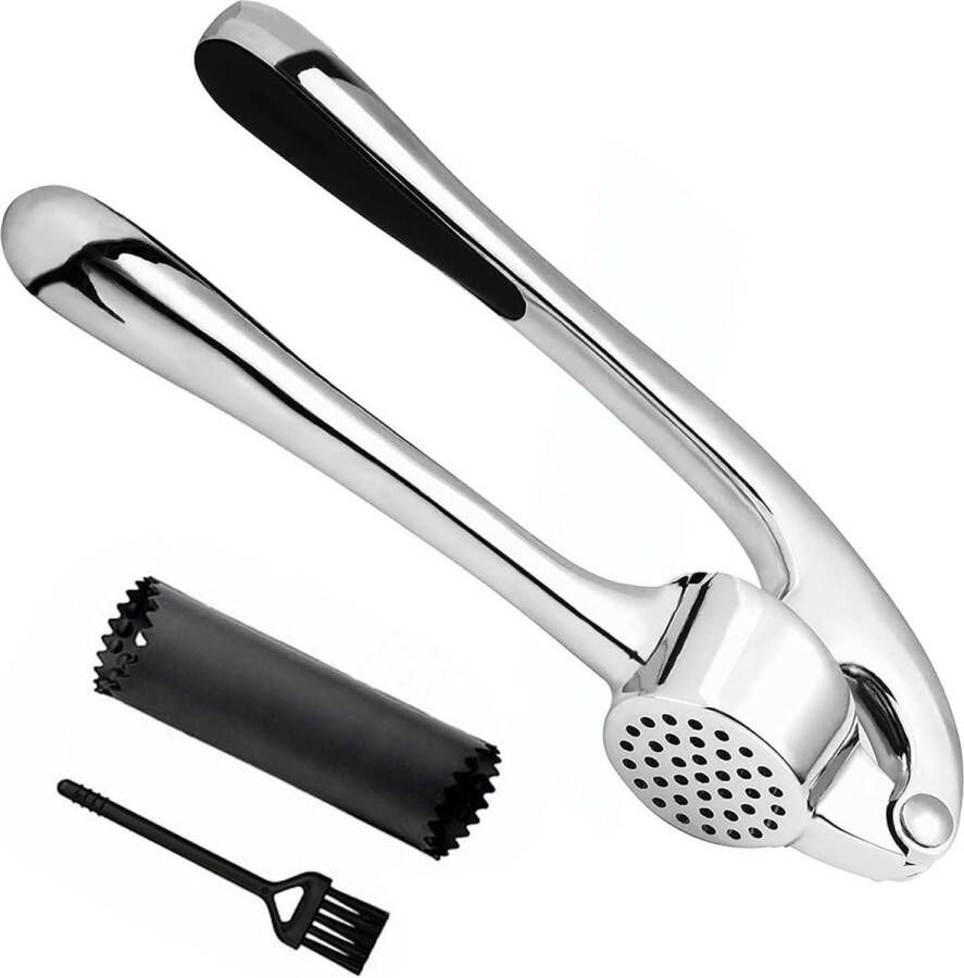 Knoflookpers ergonomisch knoflooksnijder knoflookpasta extraheren reinigingsborstel