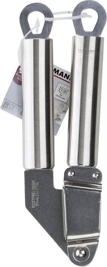 Knoflookpers Premium Roestvrij Stalen Knoflooksnijder met Ergonomische Handgreep Zilver 1 stuk