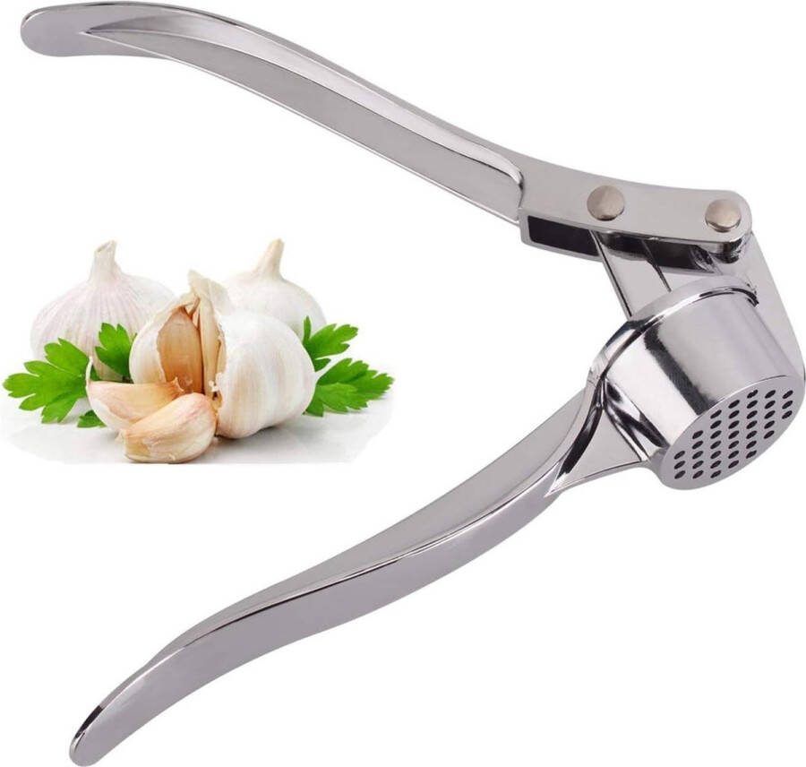 Knoflookpers Professionele keuken roestvrijstalen knoflookpers Ginger Crusher Knoflookpers heavy duty Knoflook pers Knoflook Chopper Grips Knoflookpers