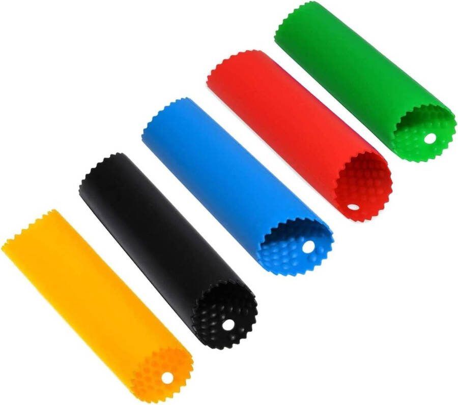 Knoflookpers professionele skin remover roller siliconen knoflookschiller huidverwijderaar-knoflookroller-schilbuis eenvoudige nuttige keukenhulp rood groen oranje zwart blauw