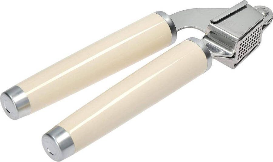 Knoflookpers Roestvrij Staal Amandel Crème 31x12x77mm Makkelijk Schoon te Maken knoflookpers