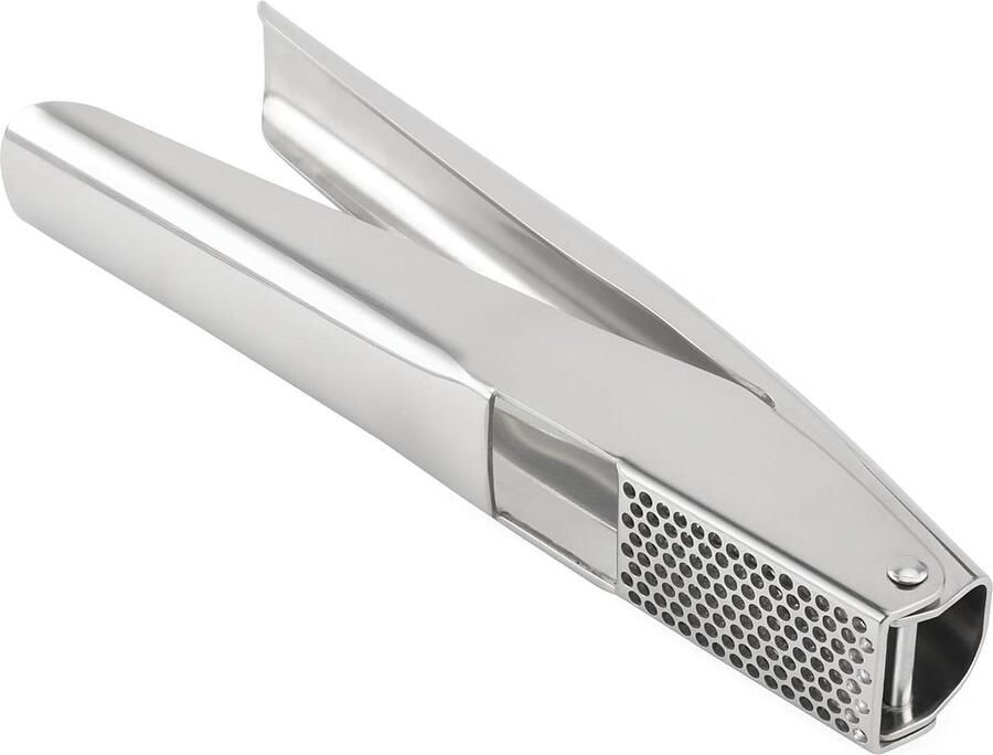 Knoflookpers roestvrij staal voor keuken restaurant barbecue thuisdiner met siliconen handgreep