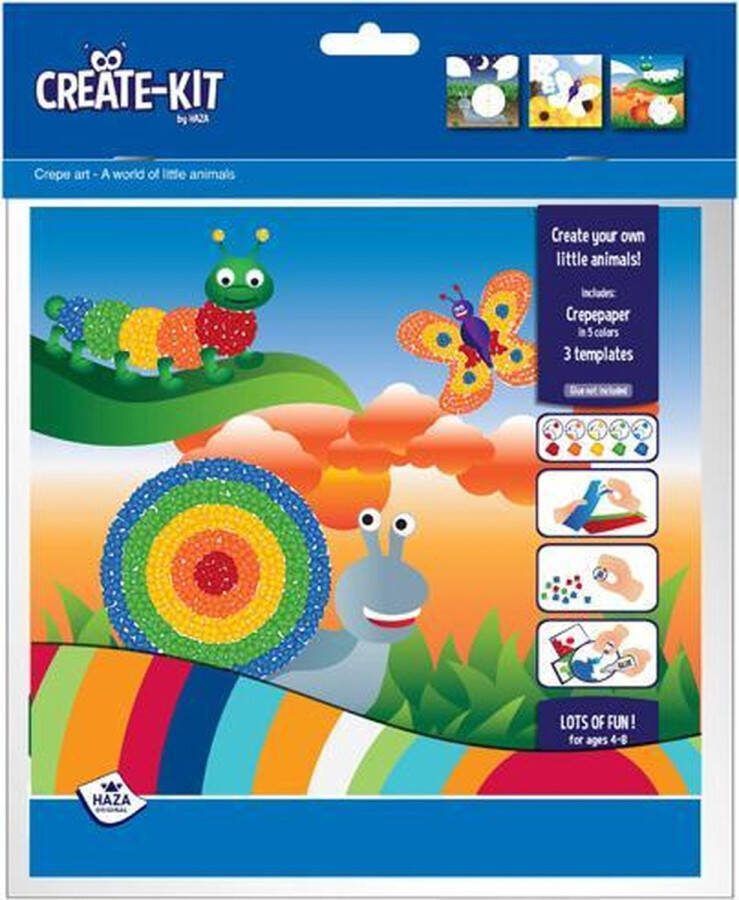 Knutselpakket Crepe Dieren Maken