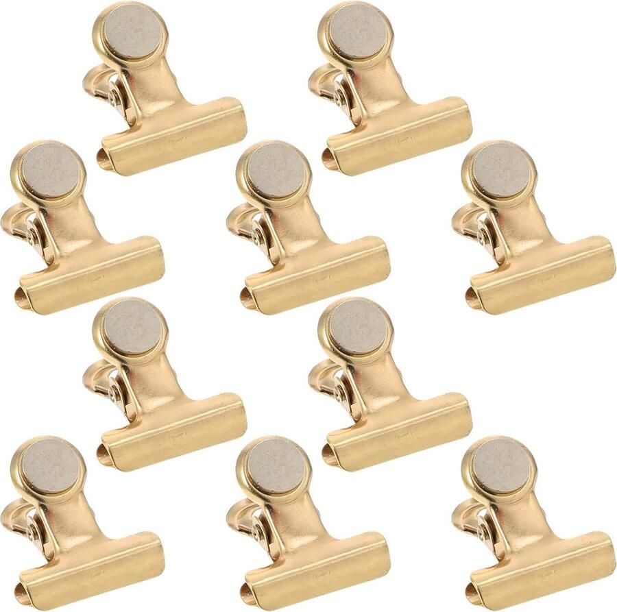 Koelkastmagneten koelkast magnetische clips: 10 stuks whiteboard wandkoelkast magnetische memo notitie clips magneten voor thuis kantoor school