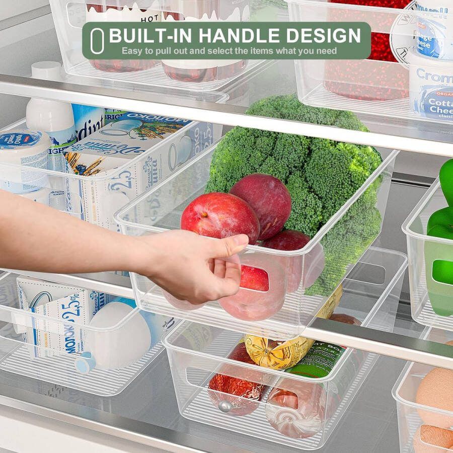Koelkastorganizer set voorraadkamer snacks blikjes keuken HOGE KWALITEIT MATERIAAL 6stuks