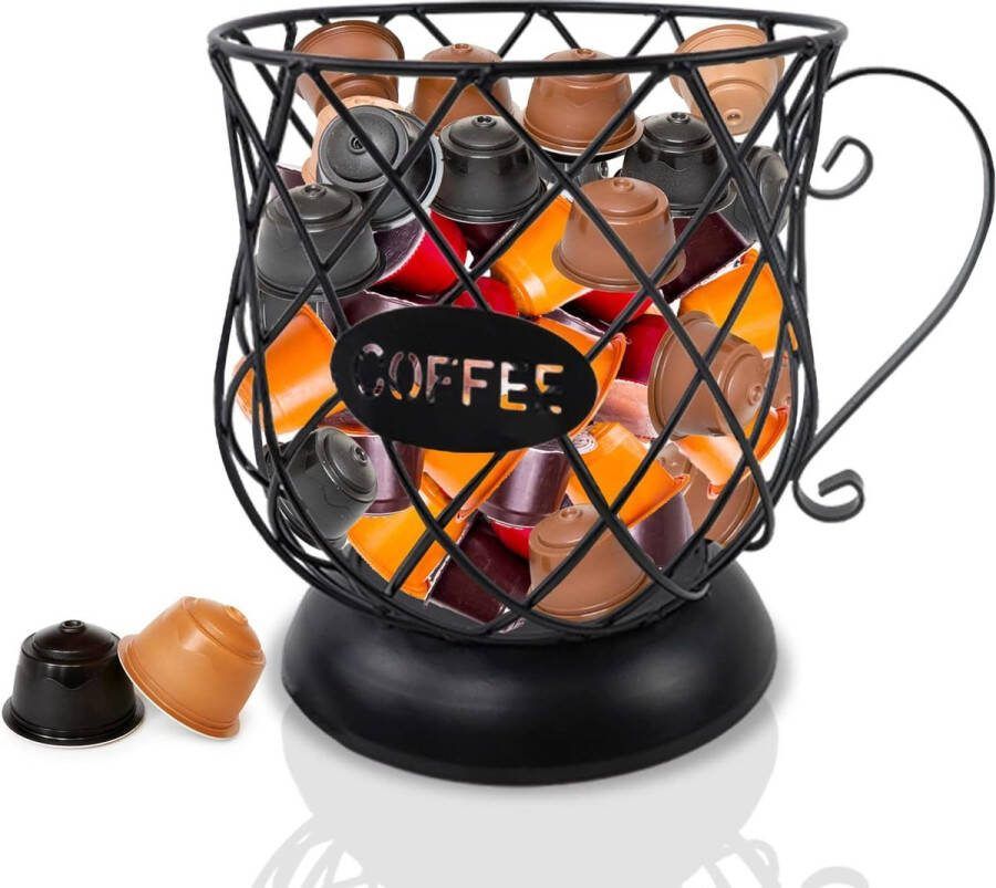 Koffiemand capsulehouder meerdere capsules opbergdoos koffiemanden voor de keuken perfecte accessoires voor koffie grote capaciteit