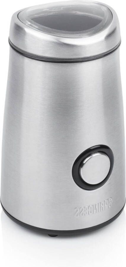 Koffiemolen Deluxe 50 g roestvrijstalen behuizing 150 W zilver elektrisch keukenapparaat