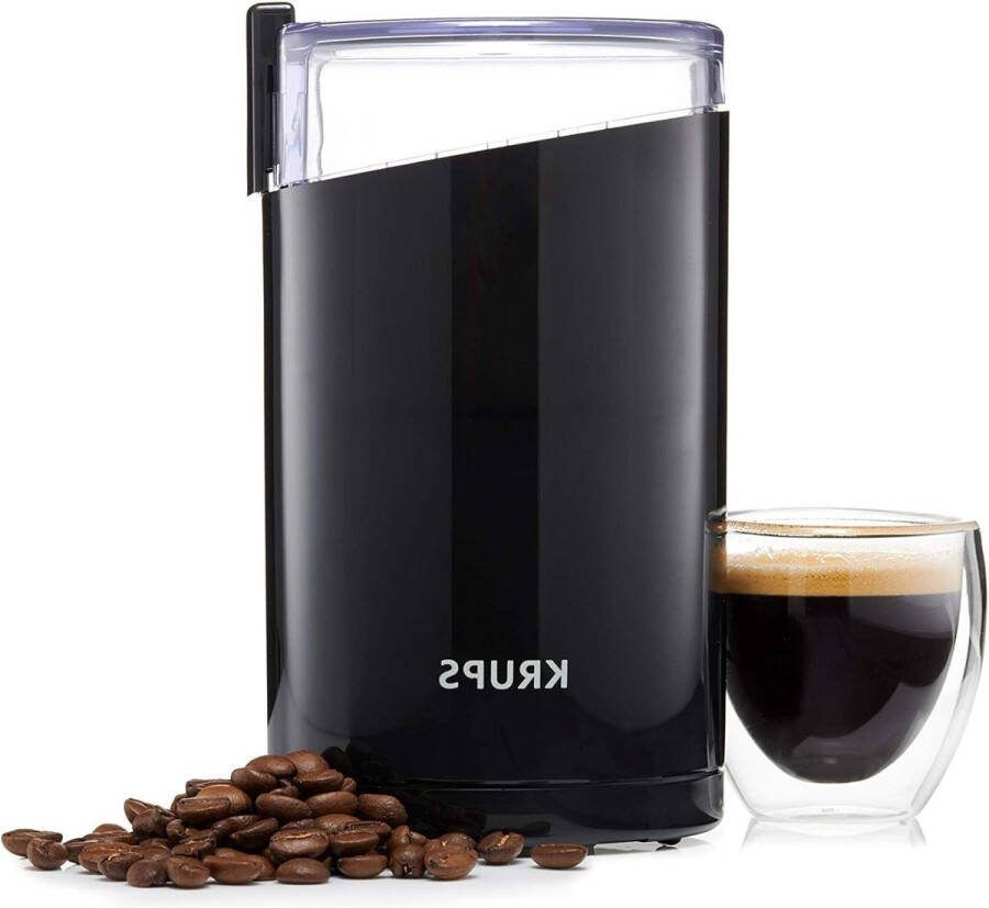 Koffiemolen Grote capaciteit 75 gram Krachtige motor Uniek mesontwerp en roestvrijstalen beker geschikt om noten zaden kruiden en specerijen te hakken of vermalen. coffee grinder manual