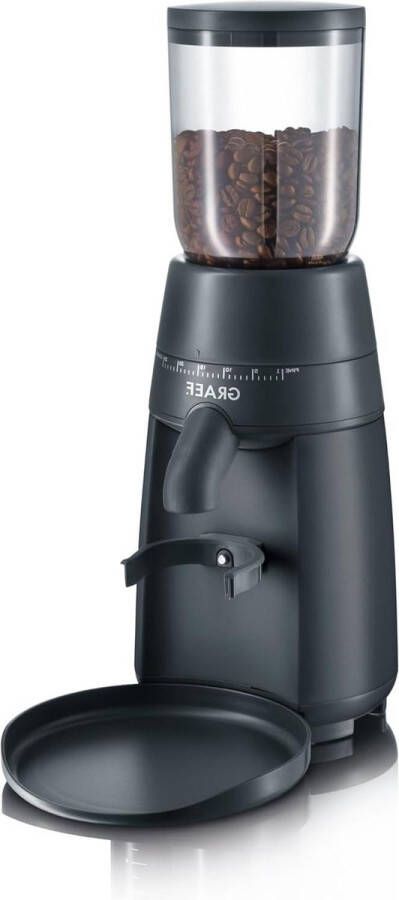 Koffiemolen Roestvrij Staal Zwart Elektrische Koffiebonen Grinder