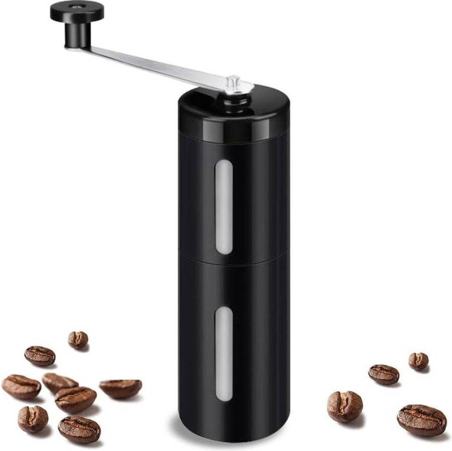 Koffiemolen Roestvrijstalen Handmatige Koffiemolen met Keramische Kegelmolen voor Camping en Reizen