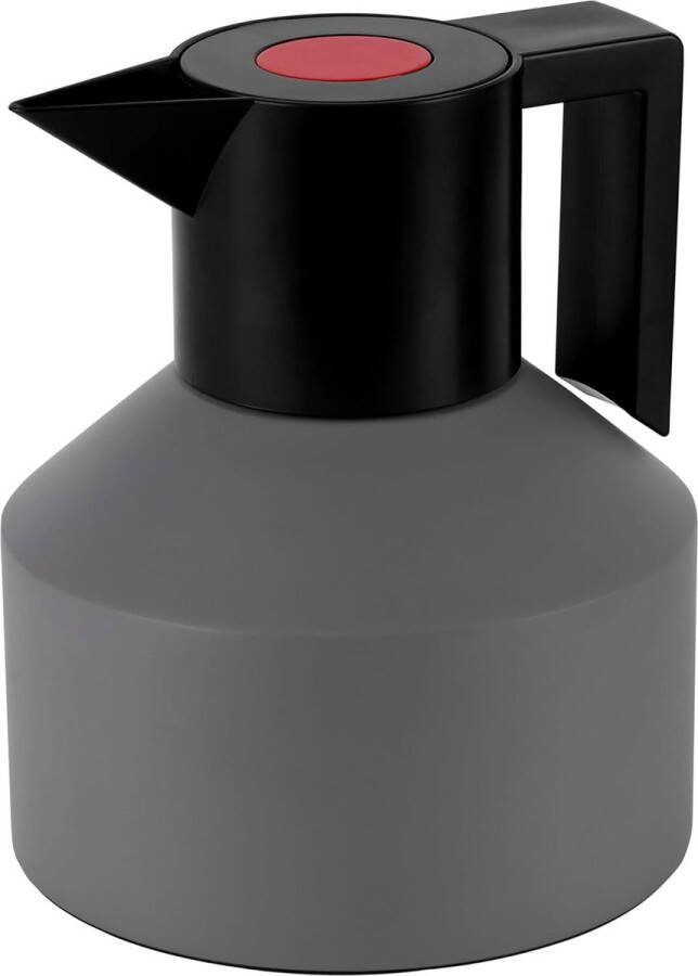 Koffiepot grijs 1 2 l dubbelwandige thermosfles roestvrij staal thermoskan voor koffie thee mate heet water en meer theepot thermo thermosfles thee