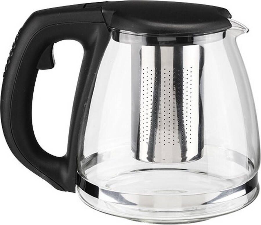 Merkloos Sans marque Koffiepot theepot met filter inzet infuser 1 2 liter Theekannen en koffiepotten