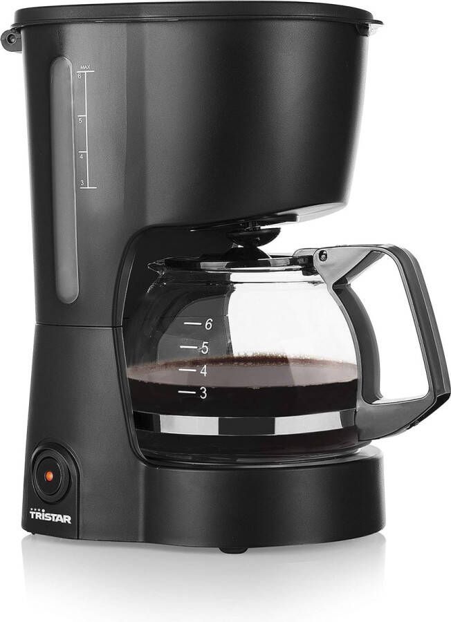 Koffiezetapparaat 0 6L inhoud Filter Met warmhoud functie druppelstop Schakelt na 40 minuten automatisch uit 600W 230V Energieklasse A tot G Zwart