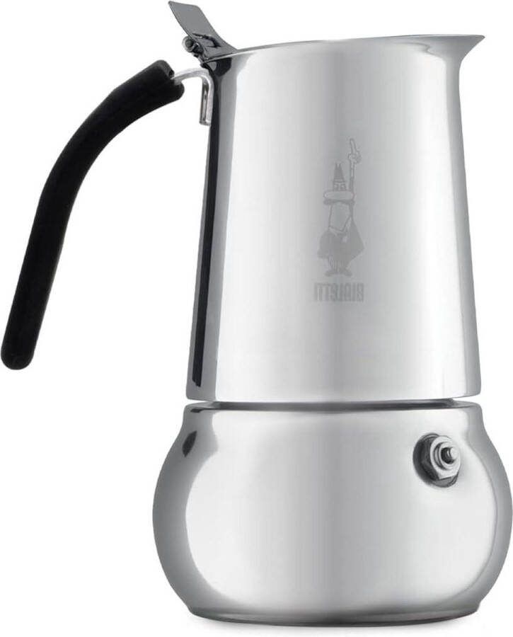 Koffiezetapparaat 4 kopjes 20cl alle warmtebronnen roestvrij staal Niet compatibel met inductie