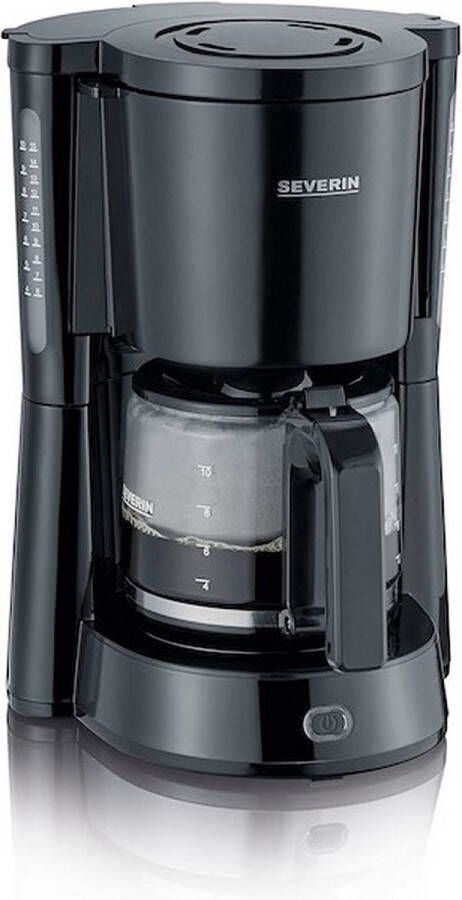 Koffiezetapparaat Koffiemachine Filterkoffie 10 Kopjes 1.25 Liter Zwart