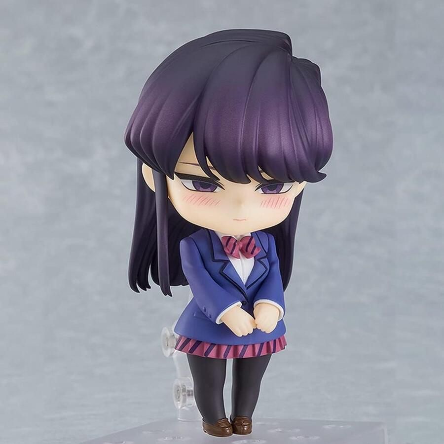 Komi Can't Communicate Anime Figuur Shoko Komi Q Versie 10 CM PVC Actiefiguur Veranderbaar Hoofd Model voor Woondecoratie Nieuw!