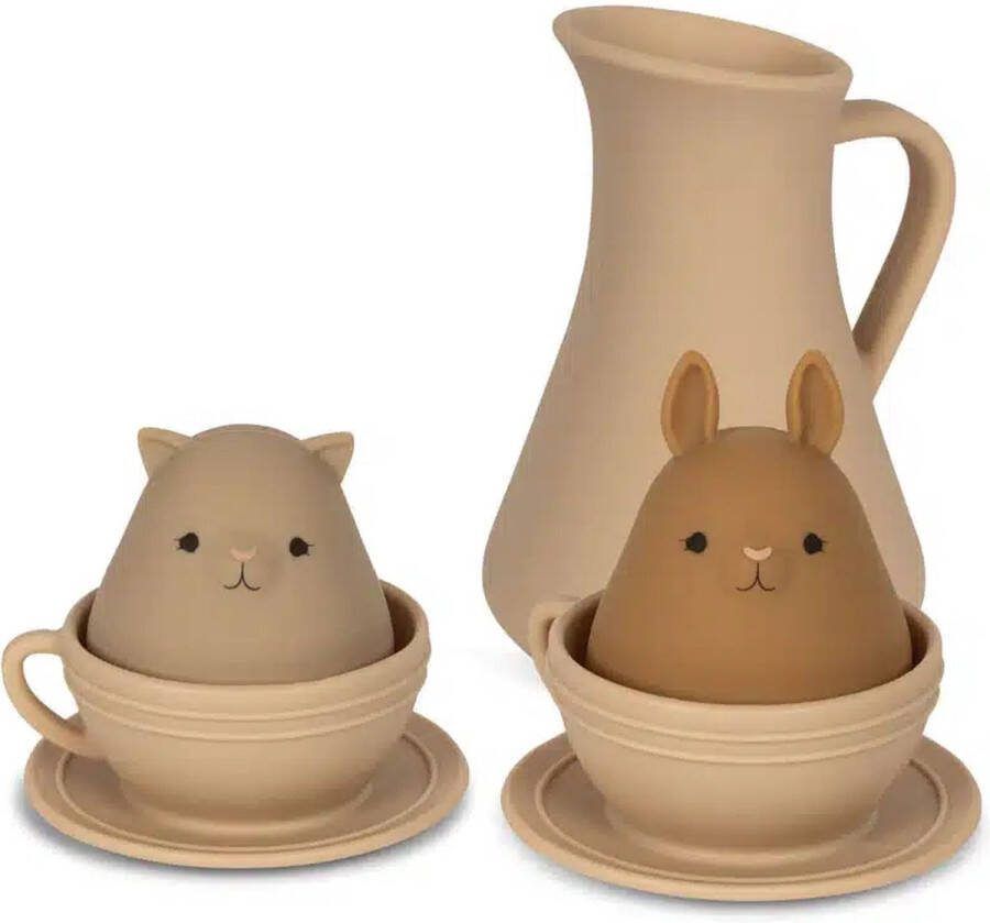 Konges Slojd siliconen badspeeltjes warm clay mix
