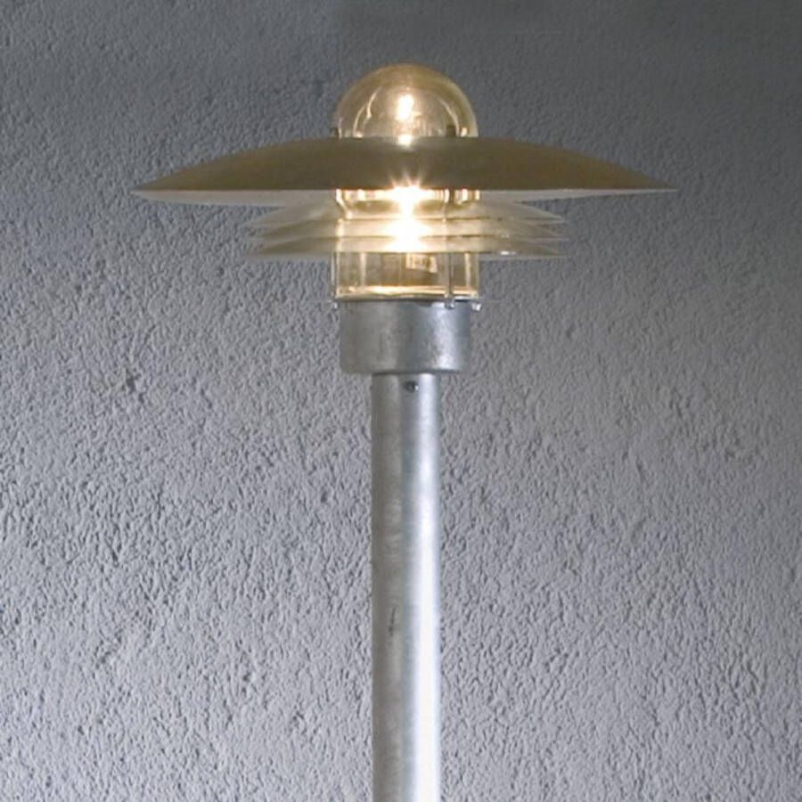 Konstsmide Staande buitenlamp Modena 1-lichts staal 225 cm