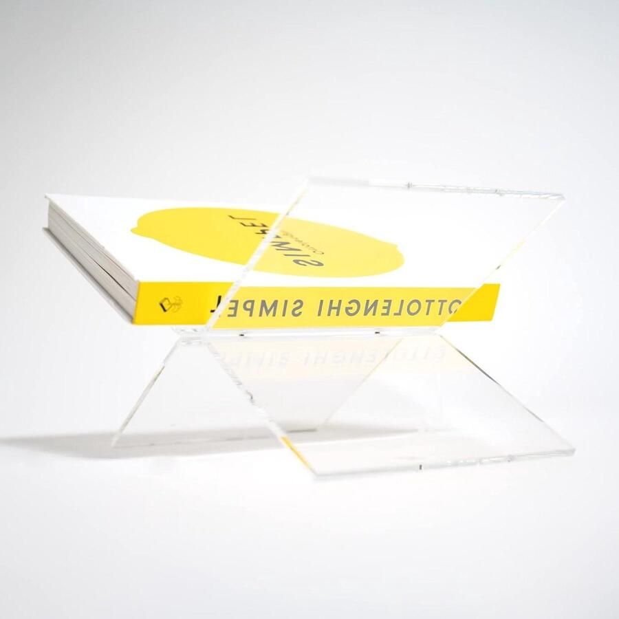 Kookboekstandaard Luxe Display voor Medium en XL Boeken Boekenhouder Acrylglas Book Holder Boekenstandaard