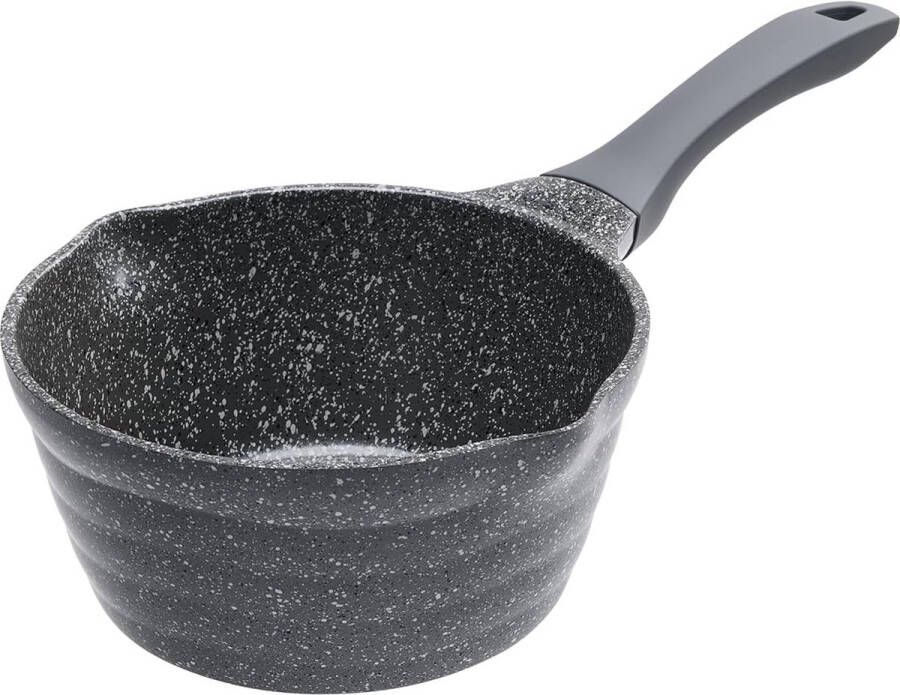 Kookpan inductie 20 cm grijs kleine pan met anti-aanbaklaag melkpan geen kookpannen van gegoten aluminium geschikt voor alle warmtebronnen