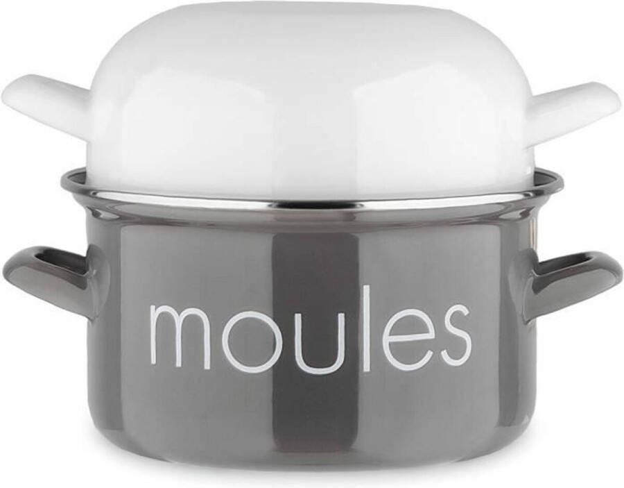 Kookpot Baumalu Geëmailleerd Staal Grijs Ø 22 cm