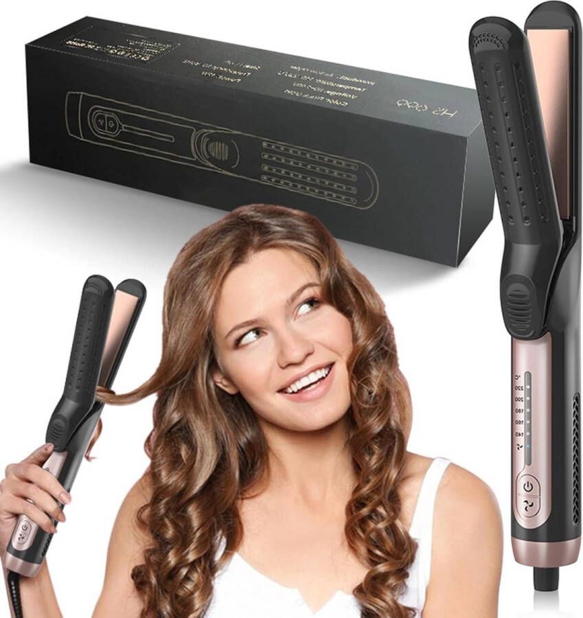 Koude lucht styling-tool ionische haarverzorgingsstijltang instelbare temperatuurinstellingen krultang