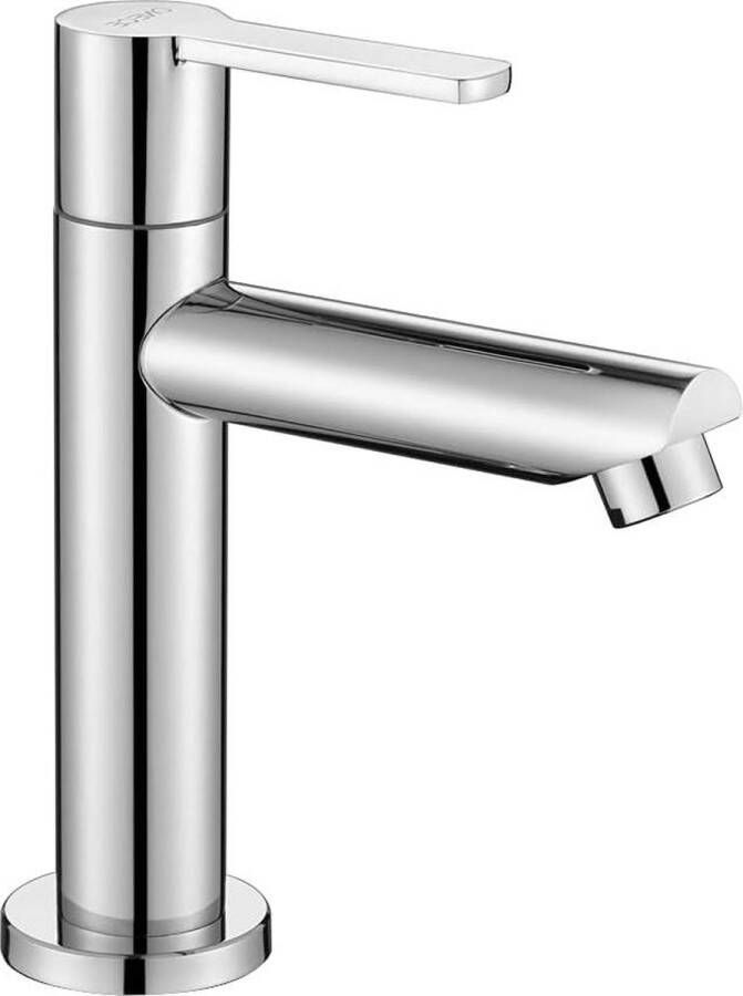 Koudwater Wastafelkraan Koud Water Gastenbadkamer Messing Verwijderbare Beluchter Keramische Klepkern met Aansluitslang