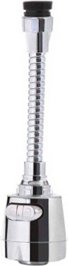Kraan Sproeier Aanbouwdeel Waterbesparend sproeierfilter Filter Adapterkraan Zilver