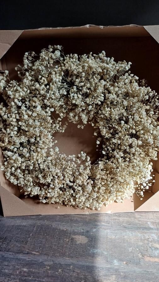 Krans gypsophila wreath gipskruid 38 cm