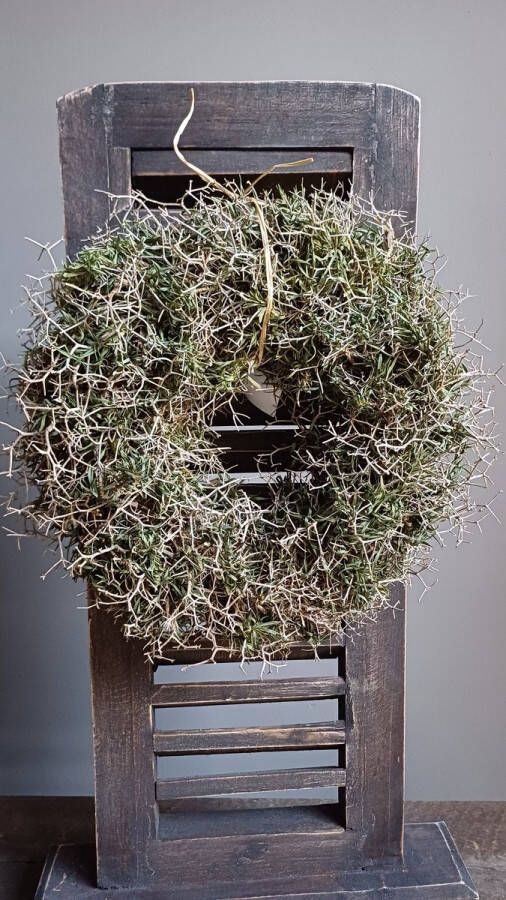 Krans Ironbush with leaves 30 cm orgineel