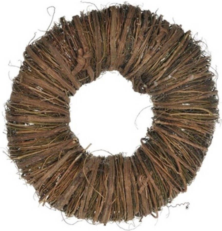 Kransen Twig Wreath 30x10cm Natural