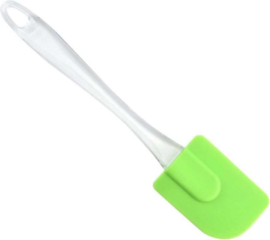 Spatel met kristallen coating Boterspatel Siliconen schraper Taartgereedschap Keuken Groen Plastic
