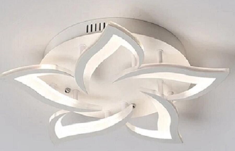 Kroonluchter led Plafondlamp slaapkamer kinderkamer hal toilet 50 Watt met afstandbediening en via App