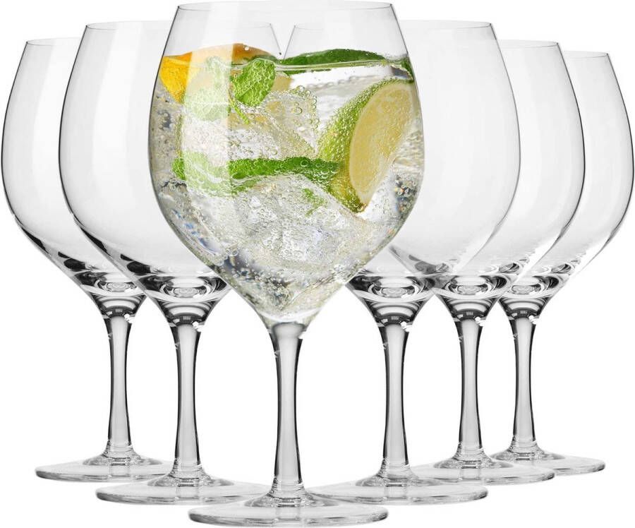 KROSNO Gin Glazen Set van 6 Stuks 700 ml Harmony Collectie Ideaal voor Thuis Restaurant Evenementen en Feesten Vaatwasser Veilig