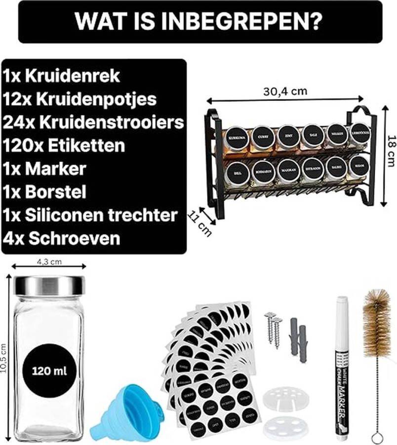 Kruidenhouder koelkastorganizer keukenrek kruidenrek \ Hoogwaardige materialen