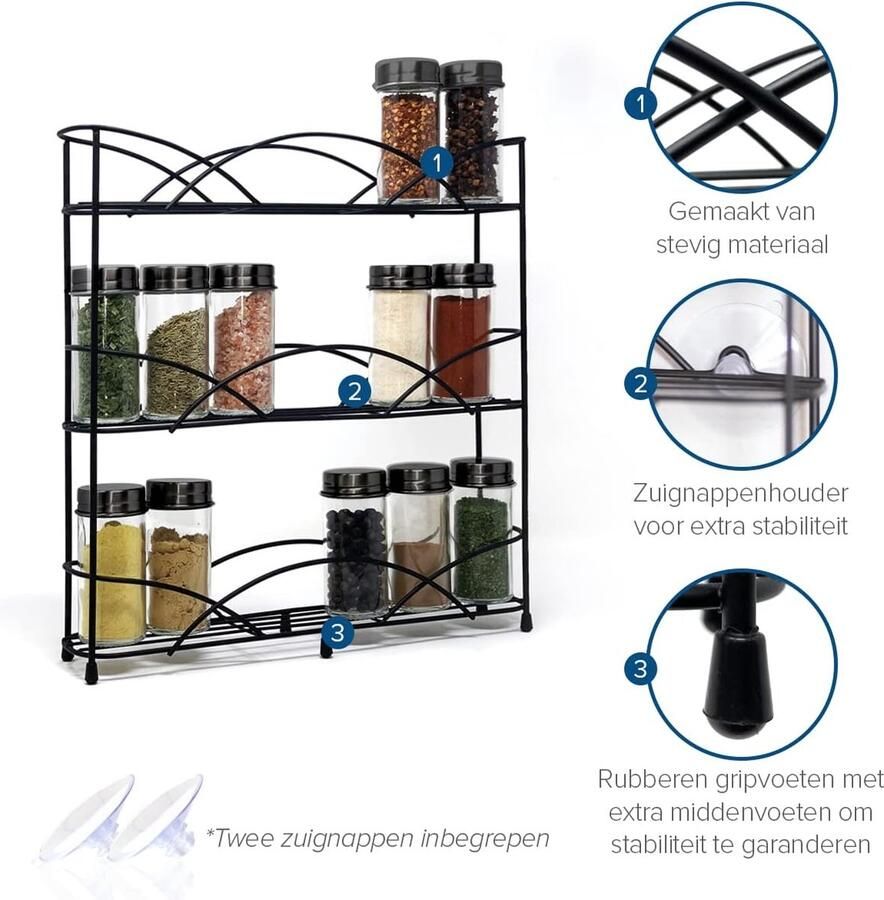 Kruidenhouder koelkastorganizer keukenrek kruidenrek \ Hoogwaardige materialen