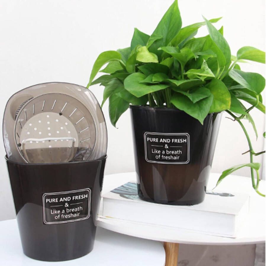 Kruidenpot keukenset 10-delige kruidenpot zelfwaterende bloempot kruidenpot met irrigatiesysteem voor kruiden voor het planten binnen keuken en buiten
