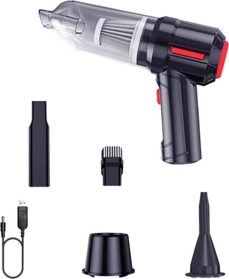 Kruimeldief Handstofzuiger Kruimelzuiger Car Vacuum Cleaner Snoerloos Draadloos Auto Stofzuiger Caravan Best Verkocht Voor Auto Zwart