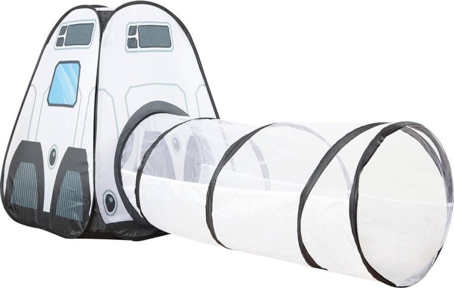 Kruiptunnel Ruimtestation Speeltent met Tunnel Opvouwbaar