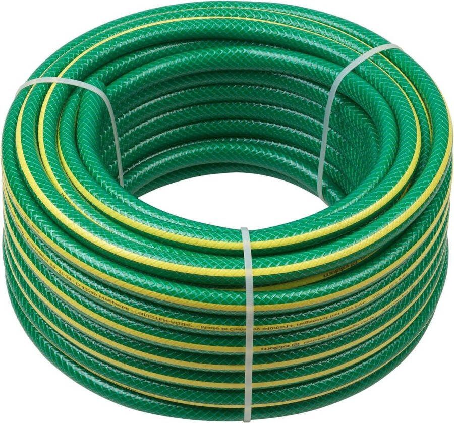 Kruisweefsel tuinslang 127 mm (1 2 inch) 30 m lengte voor het bewateren van kleine oppervlakken stapvast slijtvast UV-bestendig