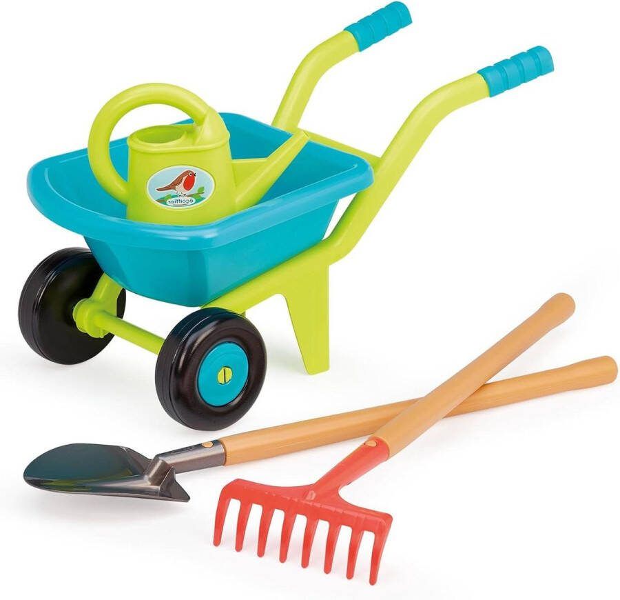 Kruiwagen voor de tuin Deluxe Outdoorspellen Spelletjes voor de tuin Kinderspel Vanaf 18 maanden Oorsprong Frankrijk Gegarandeerd Kruiwagen