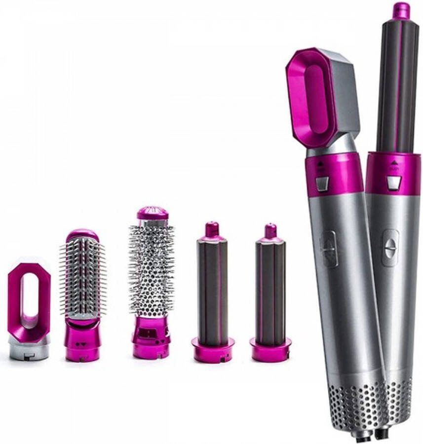 Un Branded MuItistyler KruItang Fohnbostel- StijItang KruItang set Fohn 5 in I Roze