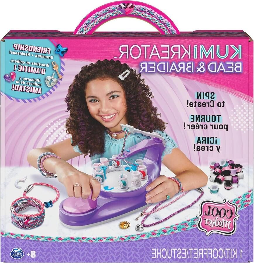 KumiKreator Bead & Braider vriendschapsketting knutselpakket speelgoed voor kinderen