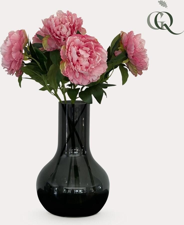 Kunstbloemen Solo Light Pink Peonies x 5 65cm