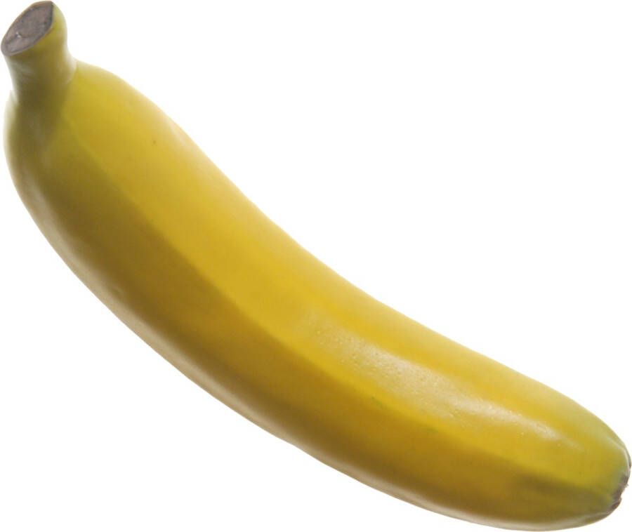 Kunstfruit decofruit banaan bananen ongeveer 18 cm geel namaak fruit