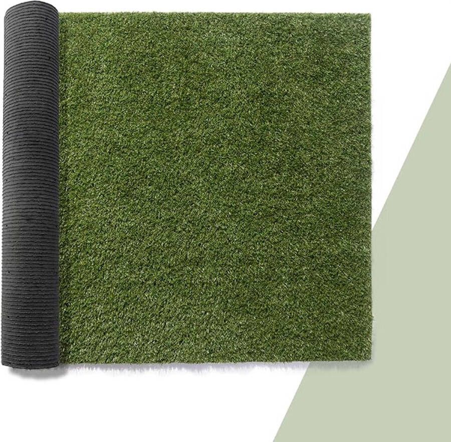 Kunstgras Tuin Balkon Terras Grastapijt Indoor Outdoor Vloerkleed Wasbaar Natuurlijk Zacht Natuur Uitstraling Model:18mm Maat:133x200cm