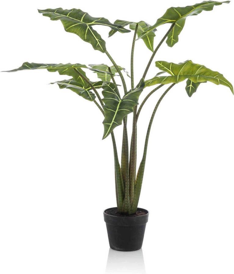 Kunstplant Alocasia Frydek Olifantsoor 100 cm