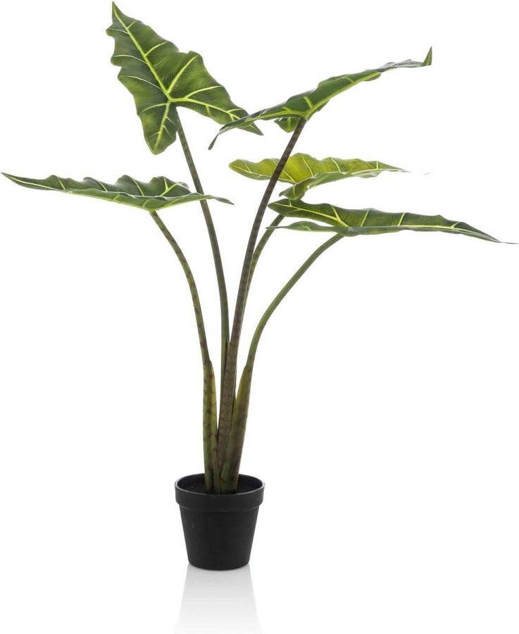 Kunstplant Alocasia Frydek Olifantsoor 80 cm