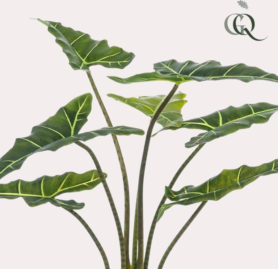 Kunstplant Alocasia Frydek Olifantsoor 90 cm